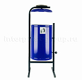 Синие металлические урны