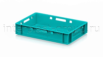 Ящик для мяса и колбасных изделий Е-1 бирюзовый в Усть-Куте Ящик для мяса и колбасных изделий Е-1 бирюзовый в Усть-Куте