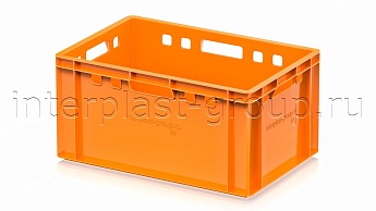 Ящик для мяса и колбасных изделий Е-3 оранжевый в Усть-Куте Ящик для мяса и колбасных изделий Е-3 оранжевый в Усть-Куте