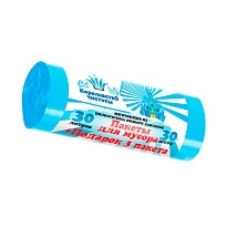 Мешки для мусора 30 л, голубые, в рулоне 30 шт. + 3 пакета в подарок, ПНД, 5 мкм, 560х480 мм, Королевство Чистоты, МК3964 (ПЭКЧ-30-30г) в Усть-Куте Мешки для мусора 30 л, голубые, в рулоне 30 шт. + 3 пакета в подарок, ПНД, 5 мкм, 560х480 мм, Королевство Чистоты, МК3964 (ПЭКЧ-30-30г) в Усть-Куте