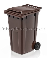 Контейнер для мусора 240 л коричневый облегченный 240 зеленый в Усть-Куте