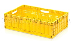 Ящик складной 600х400х180 желтый