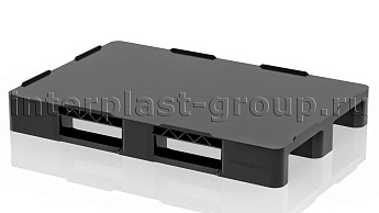 Поддон пластиковый сплошной на двух полозьях в Усть-Куте