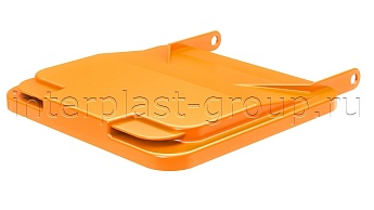 Комплект крышки для контейнера 120 л. оранжевая  оранжевый в Усть-Куте