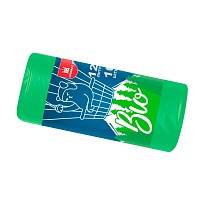 Мешки для мусора 120 л, биоразлагаемые, зеленые, рулон 10 шт., ПНД, 16 мкм, 1100х700 мм, БИО, МБ2158 (МНБ 120-10ж) в Усть-Куте