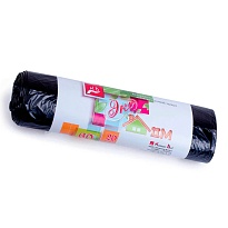 Мешки для мусора 60 л, черные, в рулоне 20 шт., ПНД, 7 мкм, 700х600 мм, Концепция Быта ЭкоДом, 601349 в Усть-Куте Мешки для мусора 60 л, черные, в рулоне 20 шт., ПНД, 7 мкм, 700х600 мм, Концепция Быта ЭкоДом, 601349 в Усть-Куте