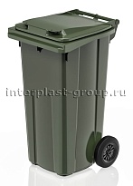 Мусорный контейнер 120 л зеленый в Усть-Куте