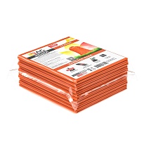 Мешки для мусора 160 л, оранжевые, в пачке 10 шт., ПВД, 40 мкм, 900х1100 мм, i-Bag в Усть-Куте