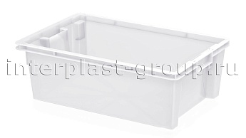 Ящик универсальный для овощей, фруктов и хлеба сплошной белый в Усть-Куте