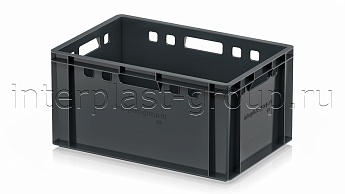 Ящик для мяса и колбасных изделий Е-3 темно-серый в Усть-Куте