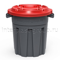 Мусорный бак универсальный 60 л серый 60 серый в Усть-Куте