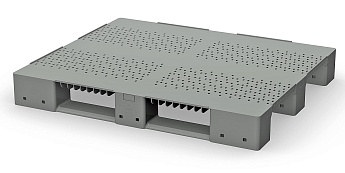 Поддон пластиковый перфорированный (усилен 1 трубой) в Усть-Куте